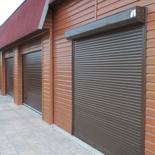 Ворота-рольставни на гараж